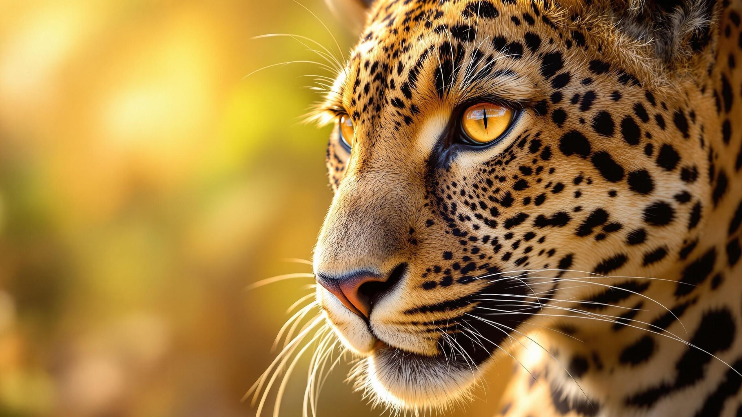African Leopard Closeup