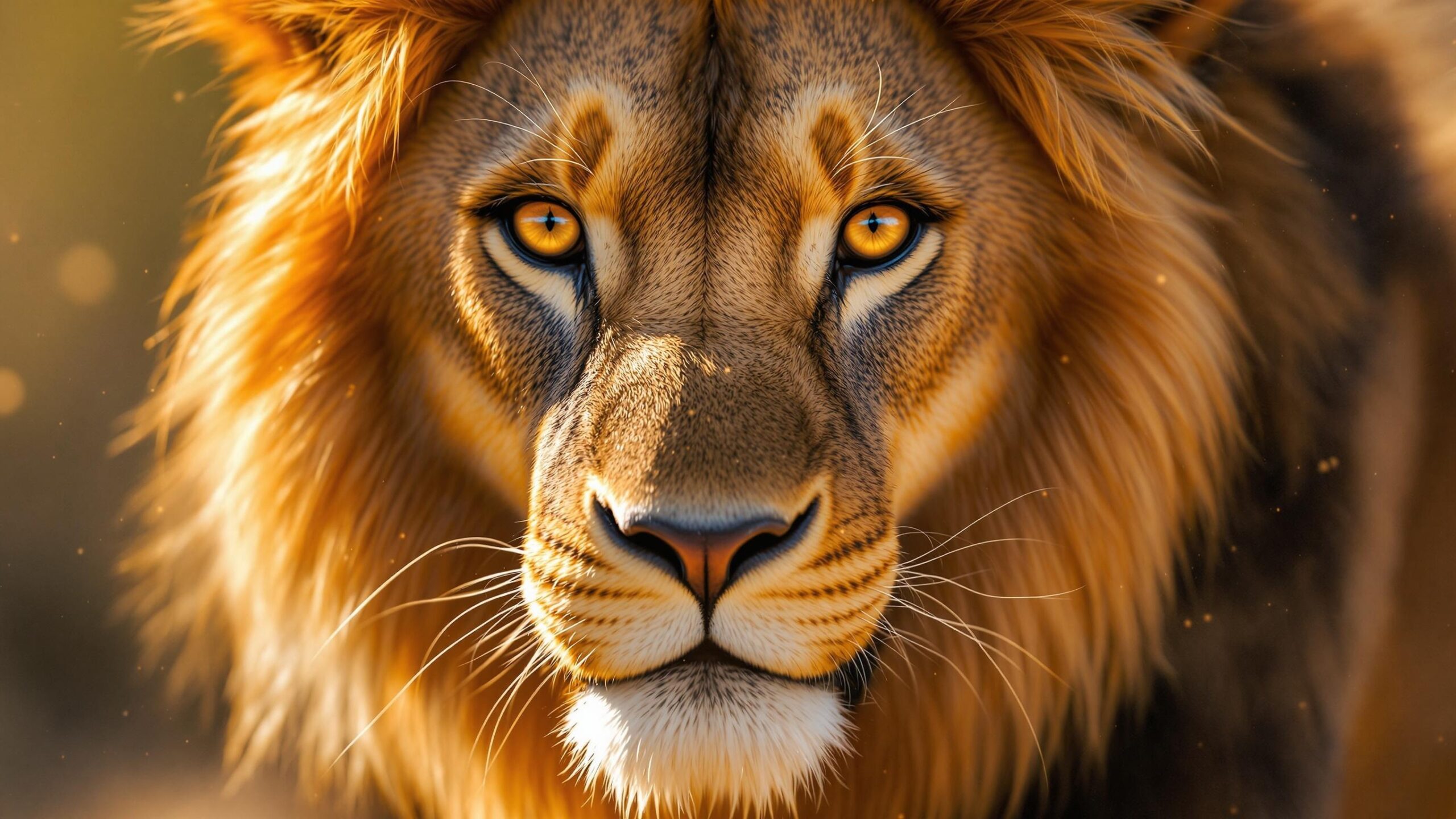 African Lion-Closeup