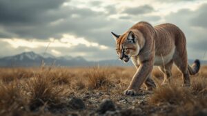 Andean Puma roaming