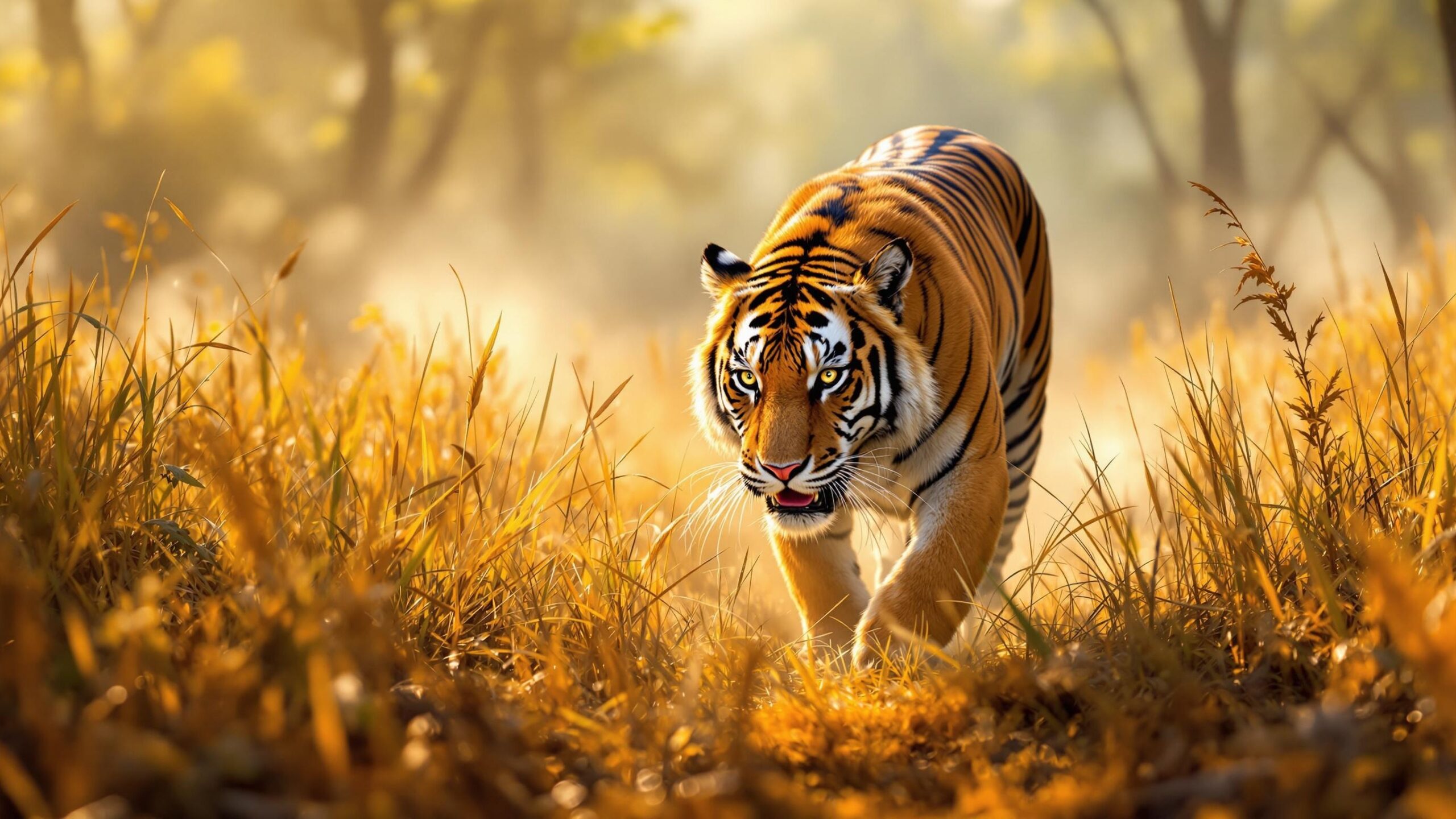 Bengal Tiger Prowling