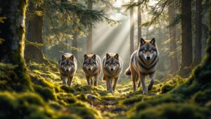 Eurasian Wolf pack