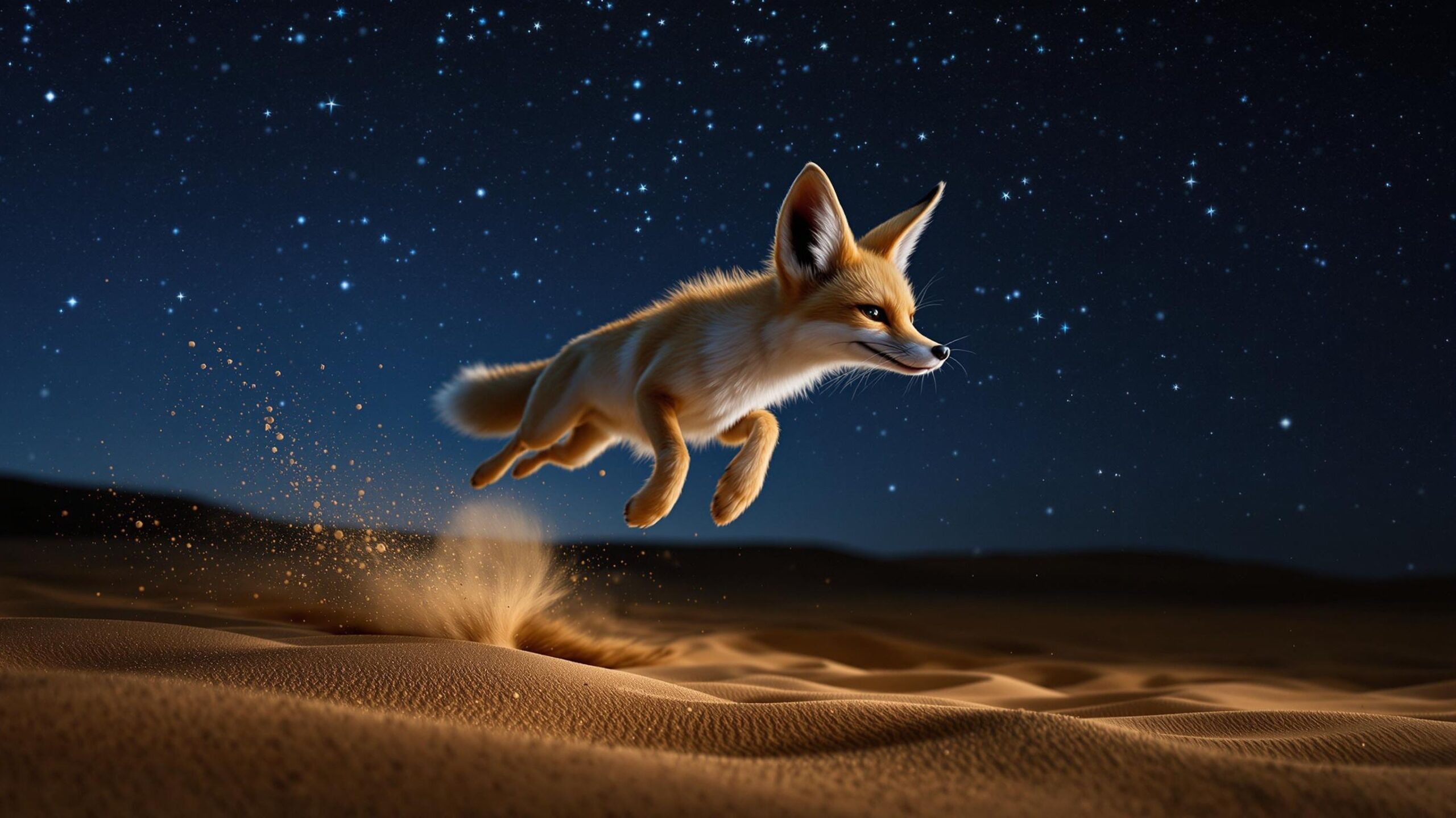 Fennec Fox and the stars