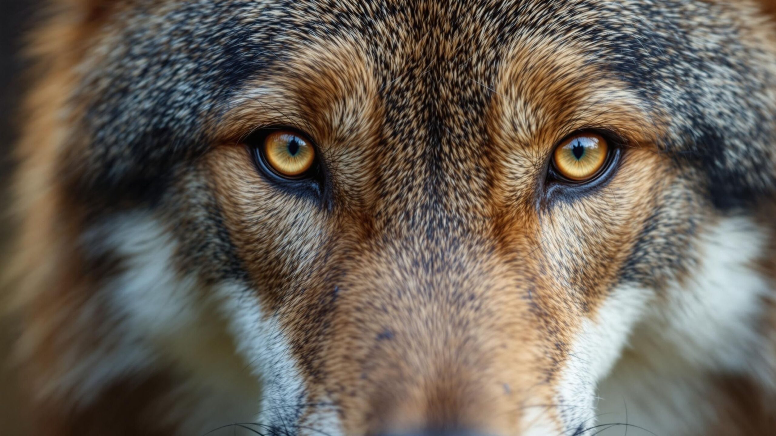 Indian wolf closeup