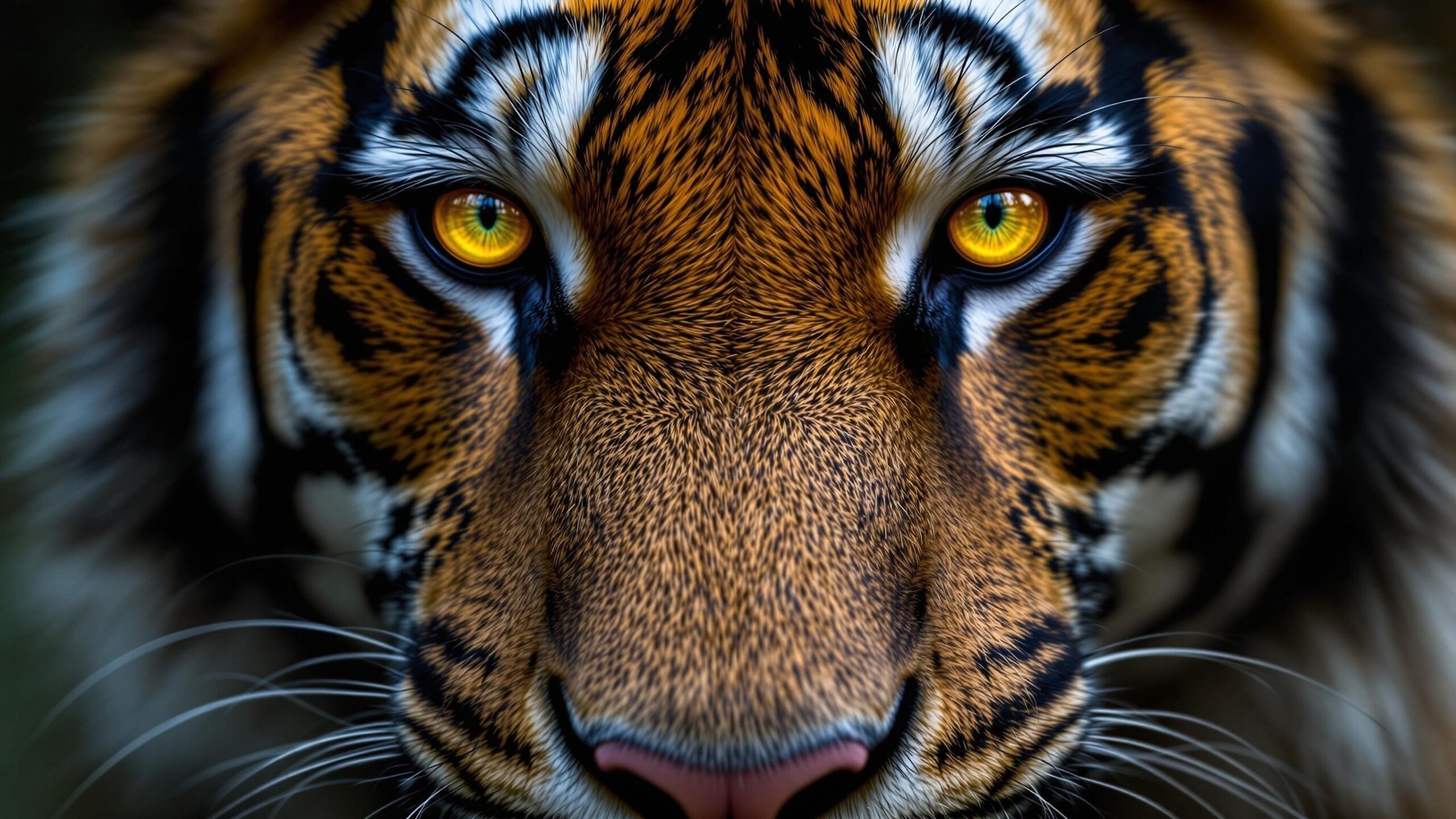 Indochinese Tiger Closeup