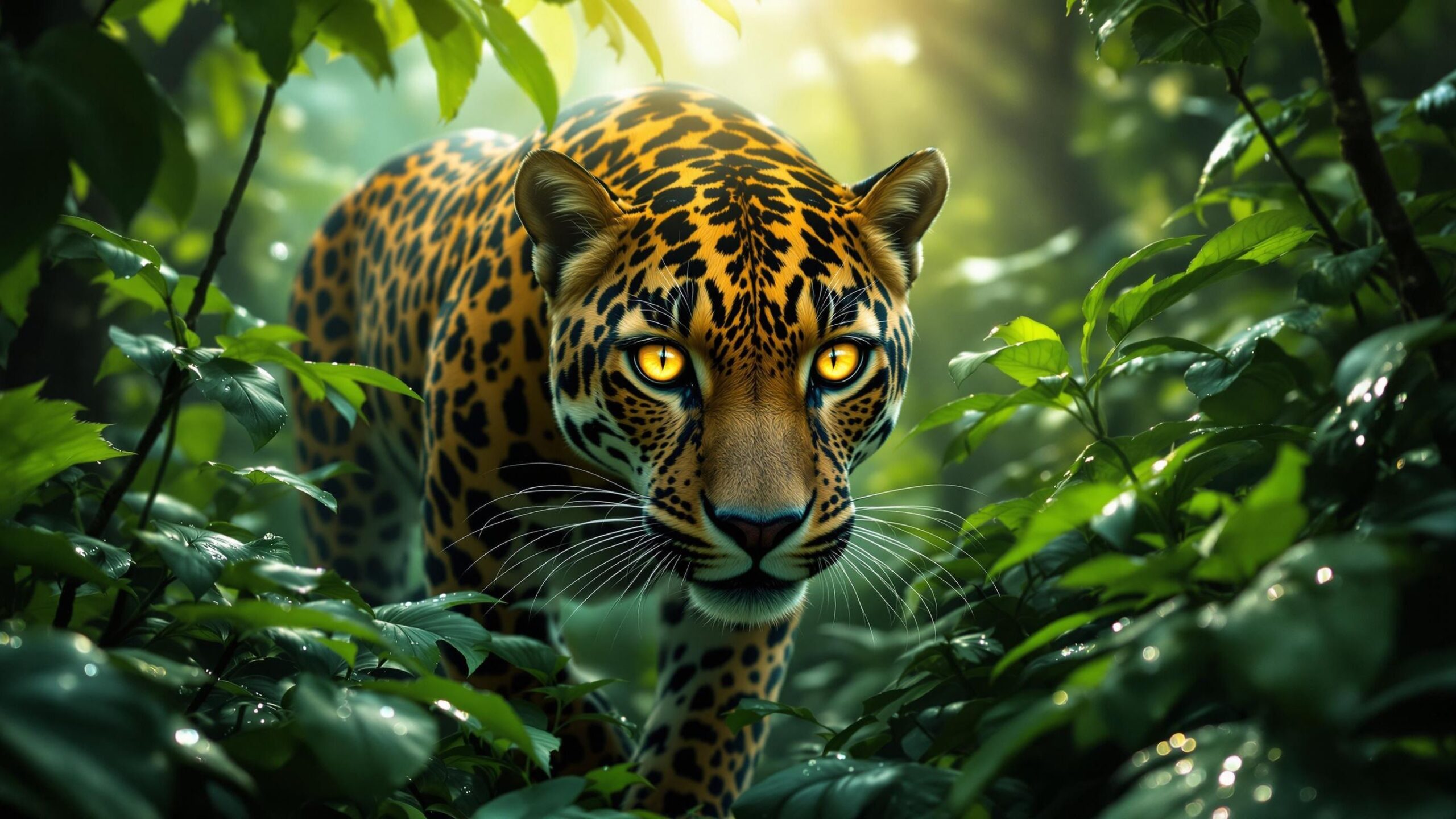 Javan Leopard in forest