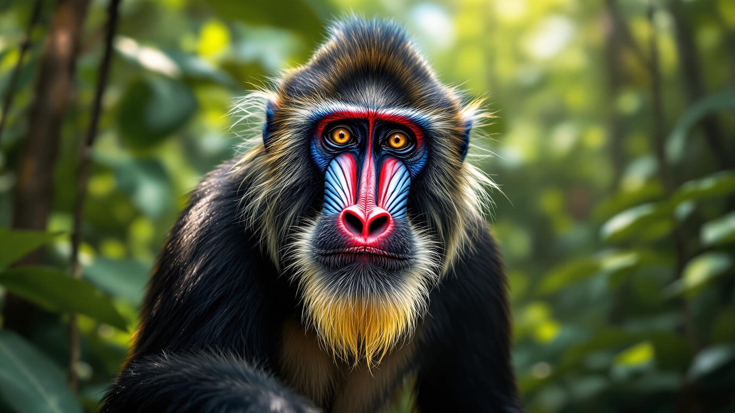 Mandrill Closeup