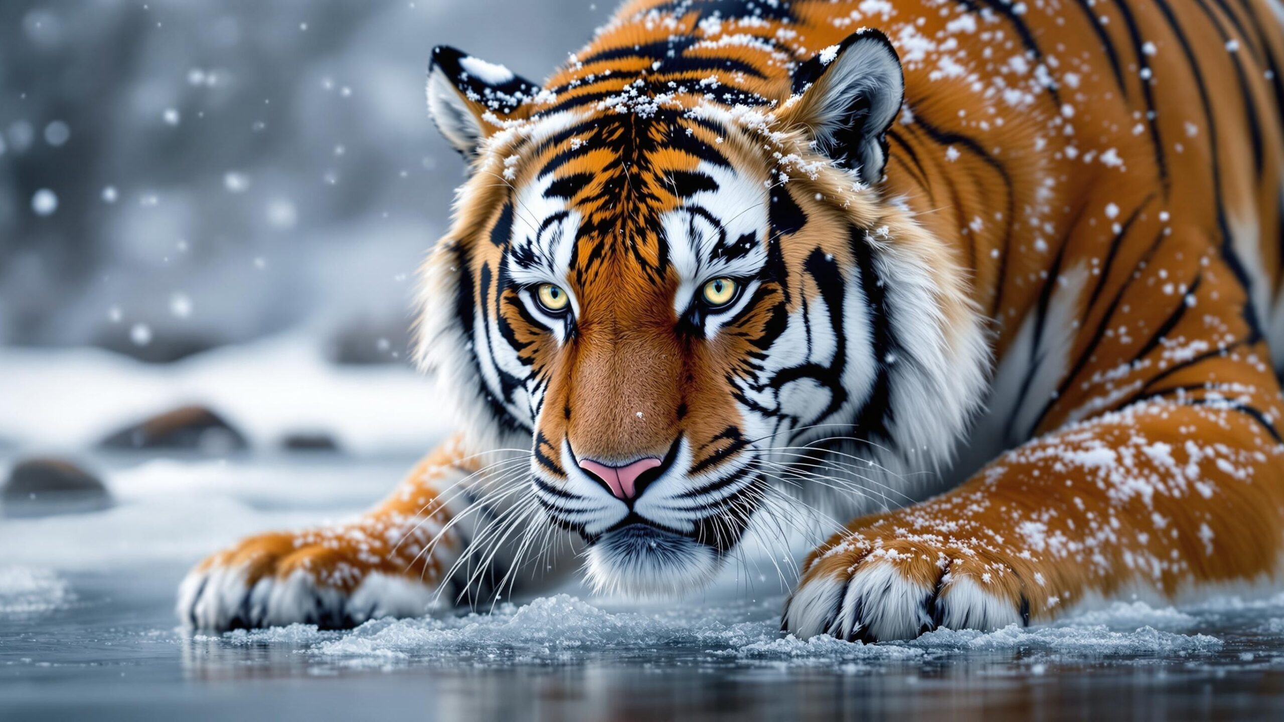 Siberian Tiger Closeup