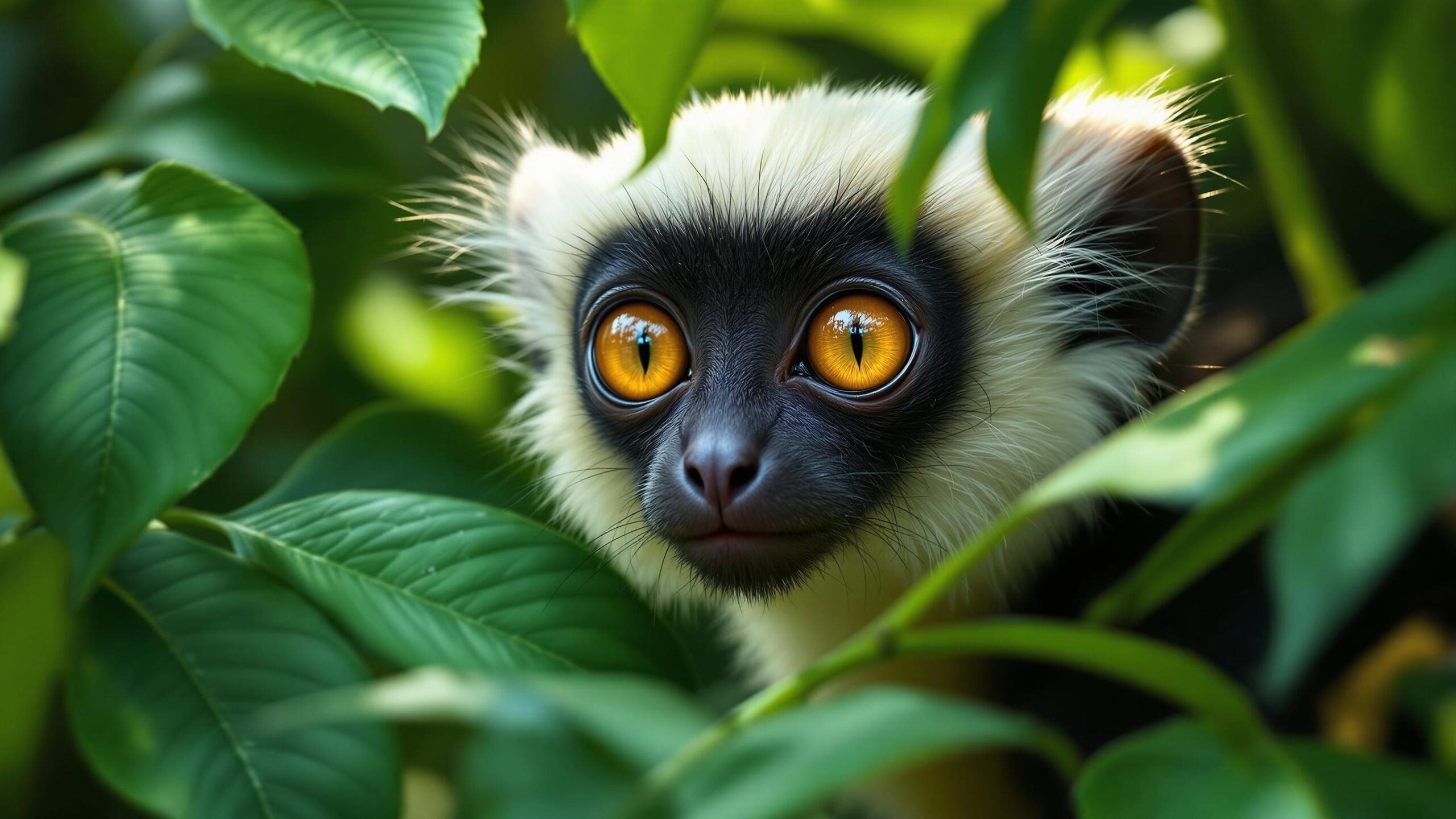 Sifaka closeup