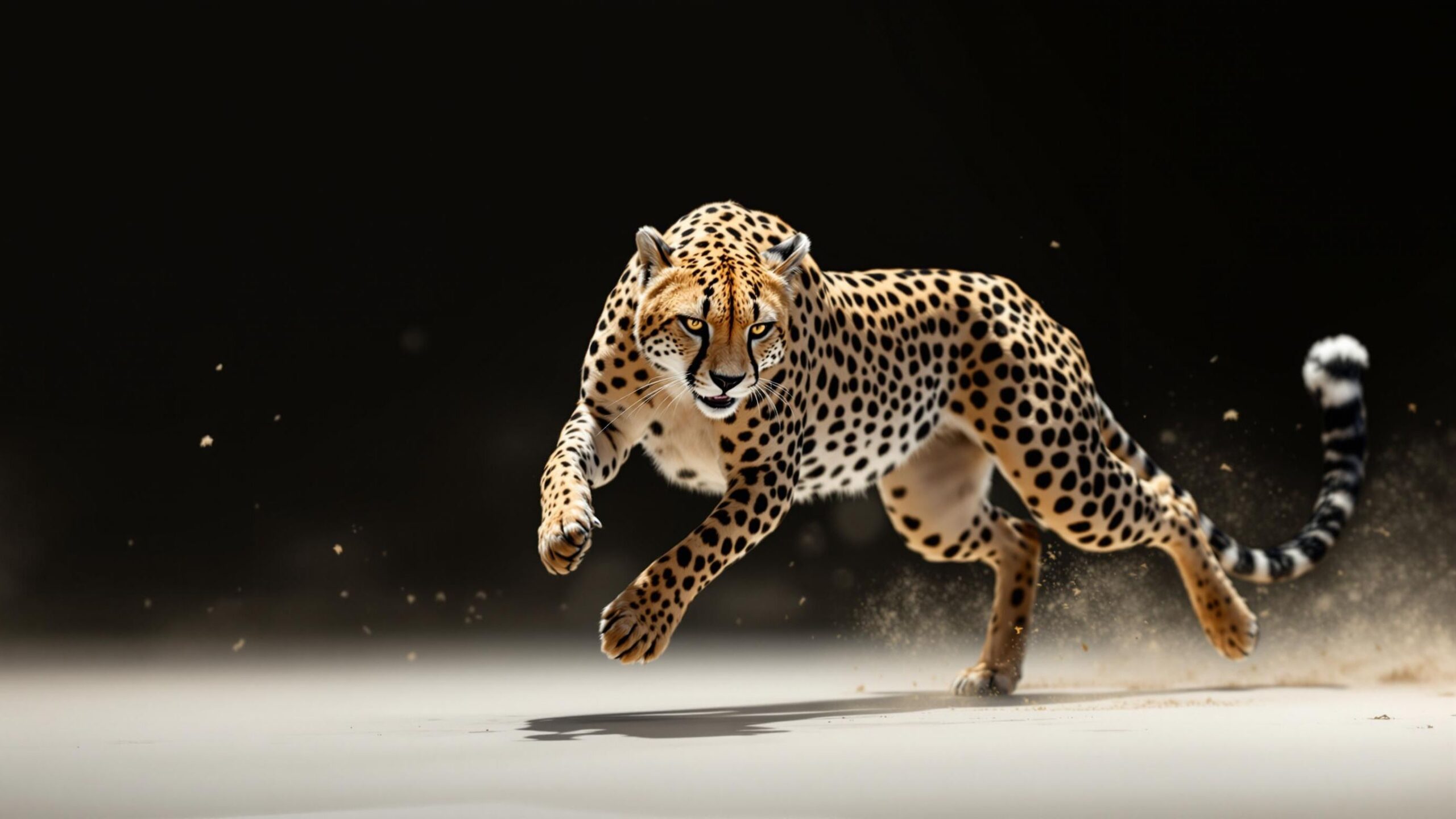 Sprinting Cheetah