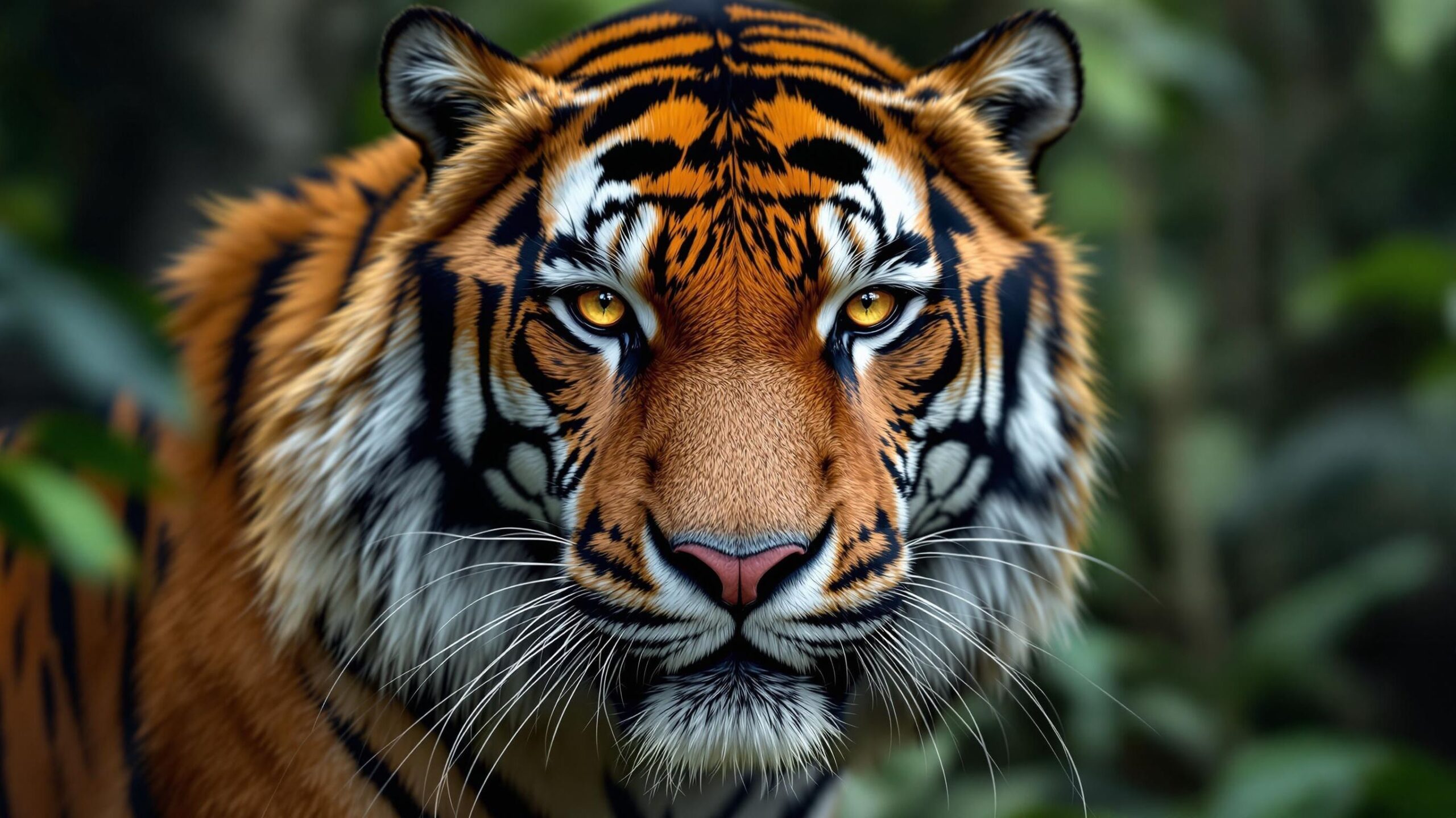 Sumatran Tiger Closeup