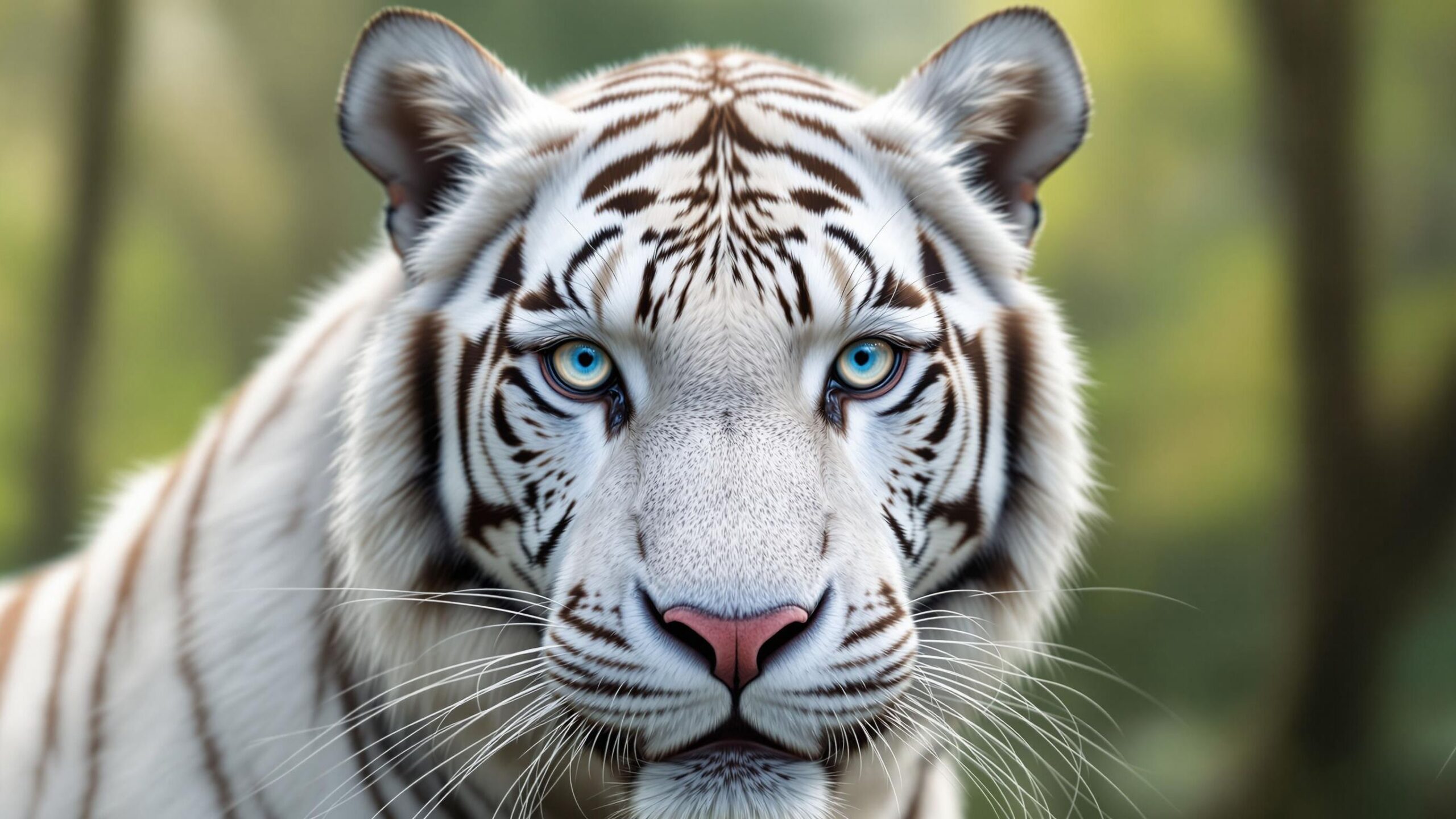 White Tiger Closeup