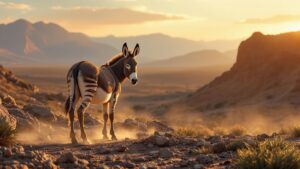Wild African Donkey