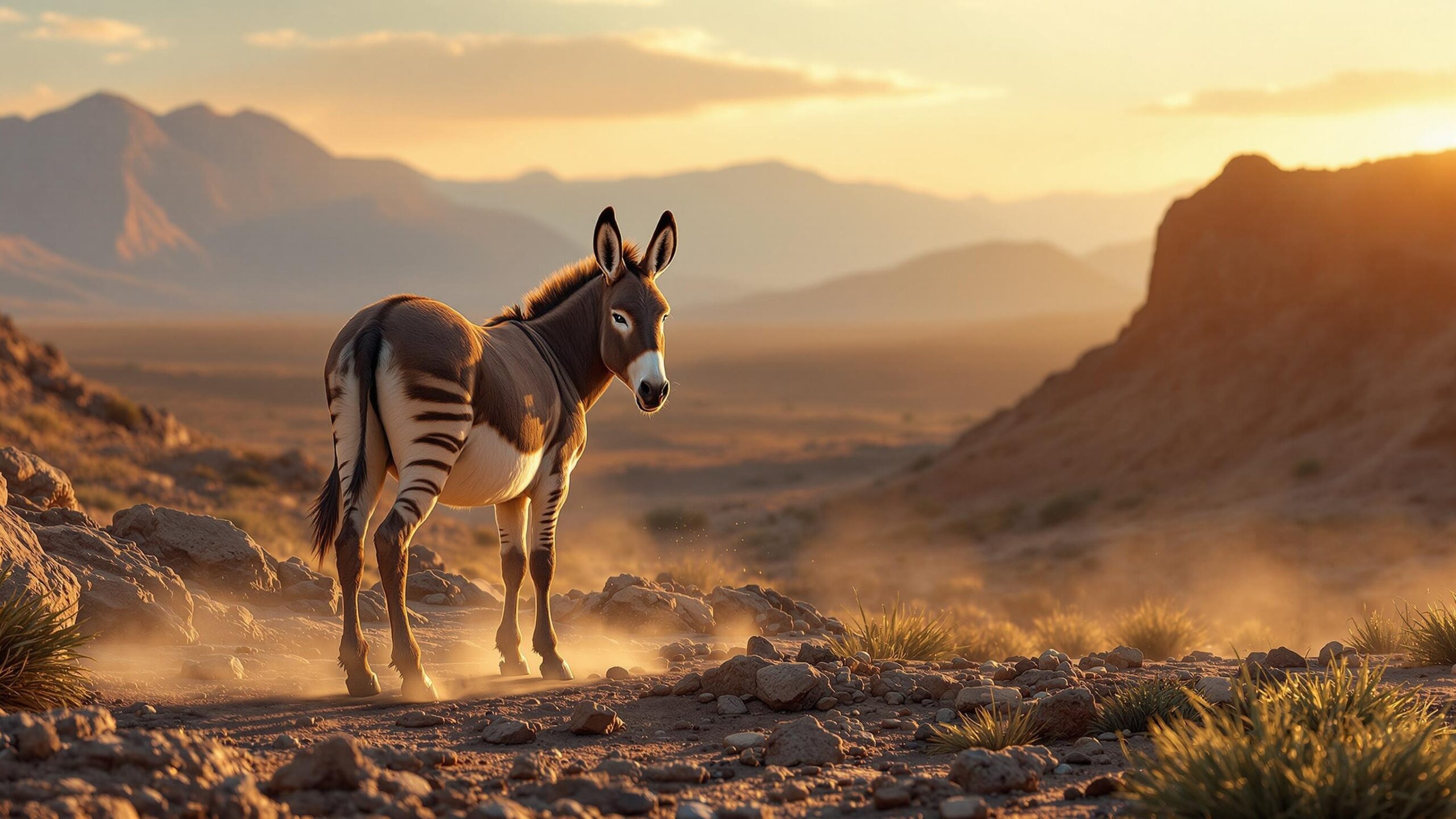 Wild African Donkey