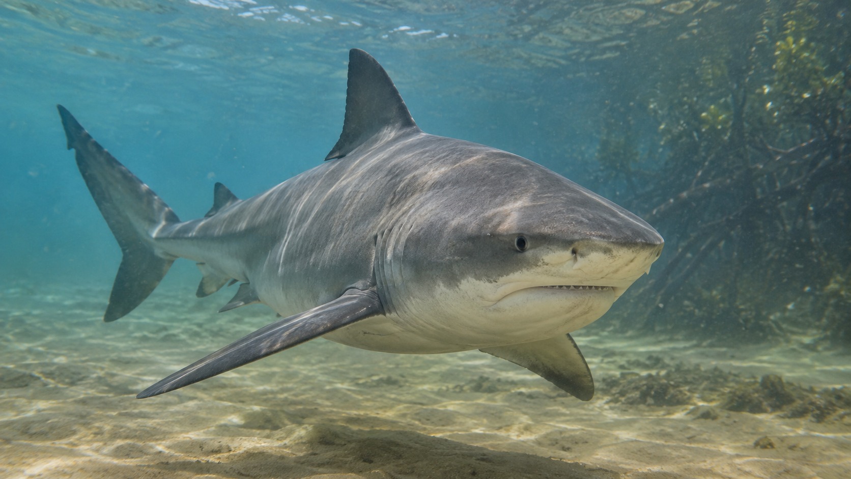 Generated featured hero image of Bull Shark in a natural aquatic setting