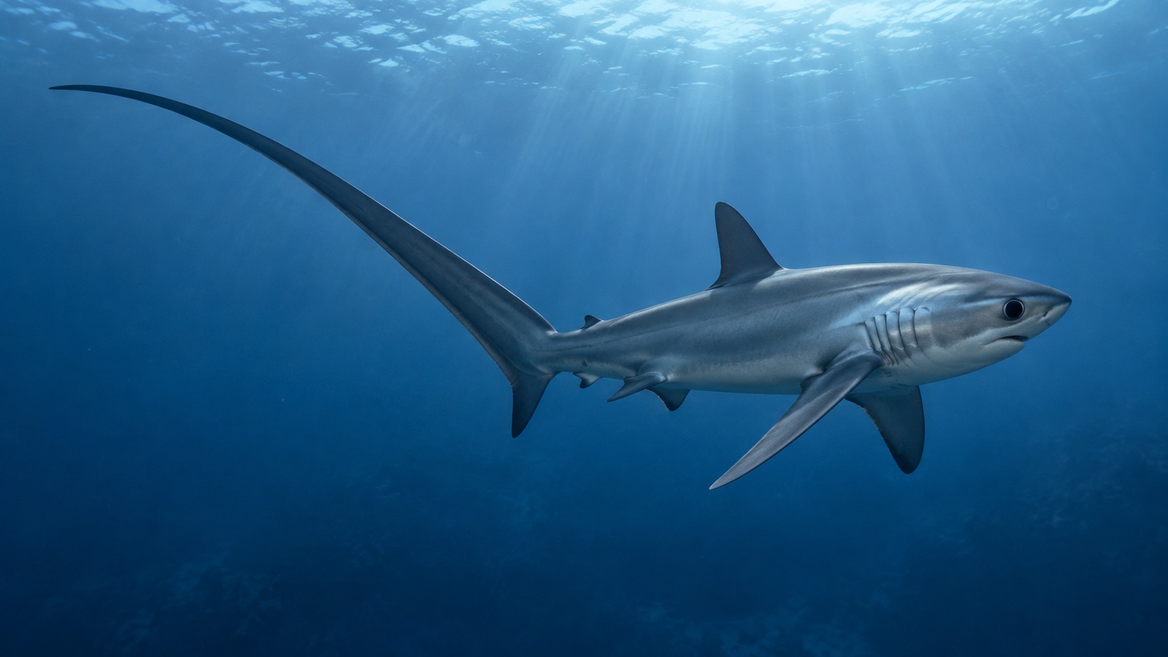Generated featured hero image of Thresher Shark in a natural aquatic setting