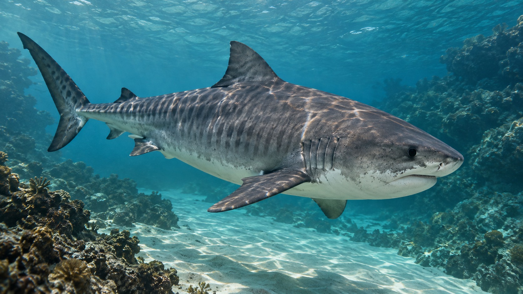 Generated featured hero image of Tiger Shark in a natural aquatic setting